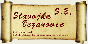 Slavojka Bežanović vizit kartica